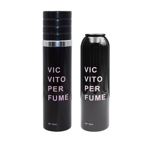 
Factory wholesale mini aluminium aerosol can aluminium spray bottle with valves air fresh bottle uv coating surface 