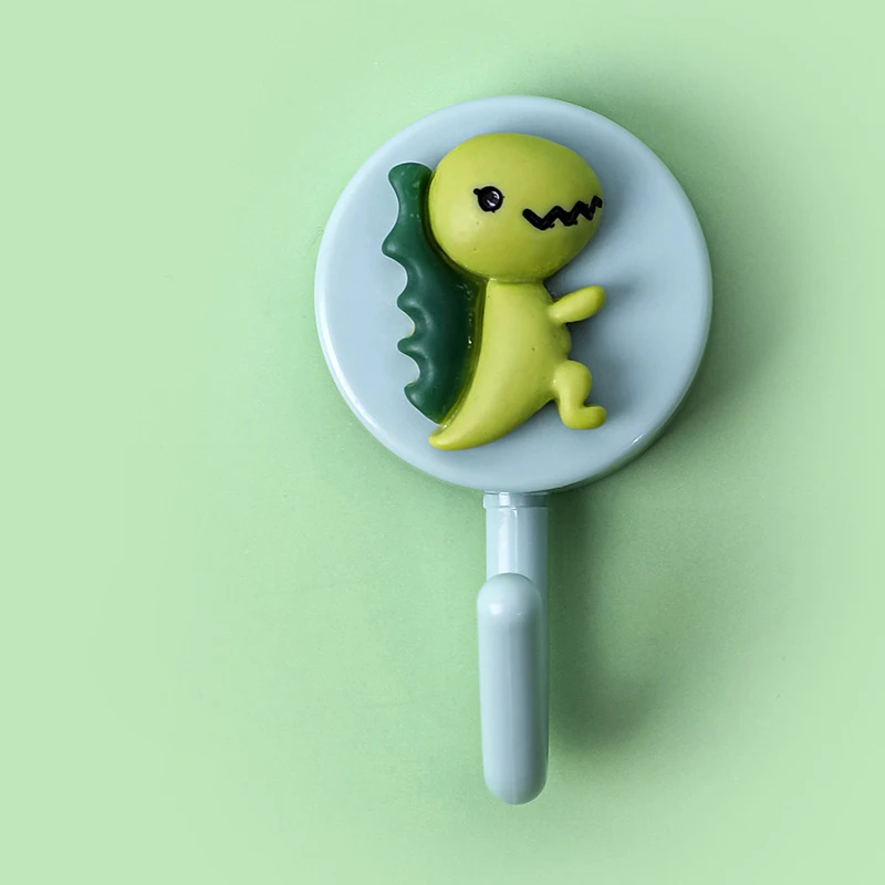 Cute Creative Flower Fruit Sticker Hook Free Punch Wall Sticker Seamless Hook Key Hanger Hook