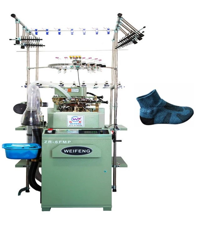 new design fully computerized jacquard shoe upper socks making machine