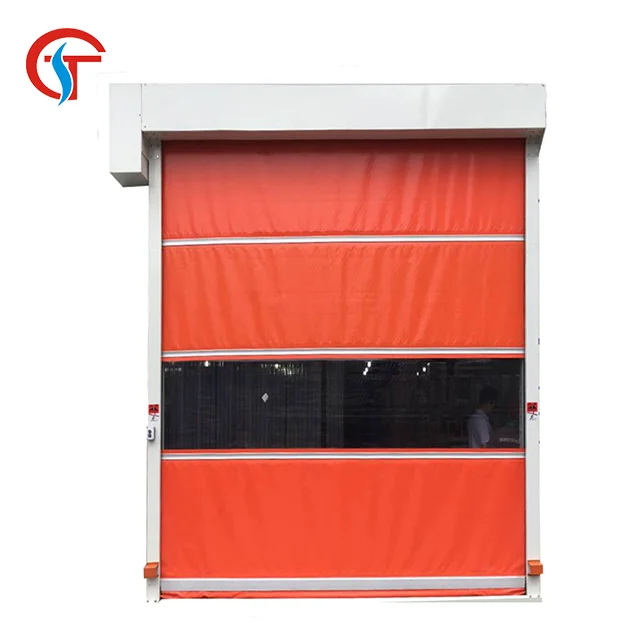 Automatic Rolling Up Pvc High Speed Roller Shutter Door