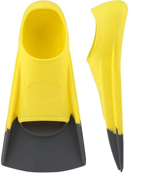 Swim Fins for Swimming Pool Lap Training Swim Flippers Travel Size with Bag for Adults Kids