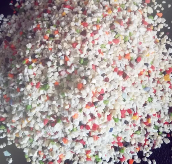 Manufacturer of colored resin sand for petroleum fracturing with 3-5 mesh high temperature resistance