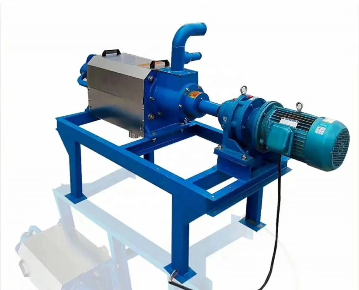 Solid Liquid Separator Animal  Manure Dewatering Machine Chicken Dung Cow Duck