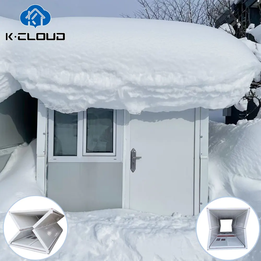 Popular Steel Structure Mobile Prefab Foldable Container House Easy Folding Bungalow Stackable Prefabricated Home Warehouse