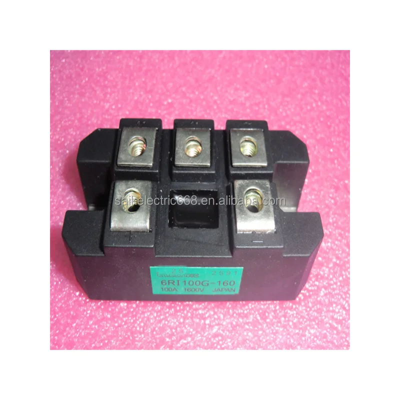 Electric Equipment Phase Diode Bridge Rectifier Thyristor Scr Half Controlled Rectifier Bridge 6RI75P-160