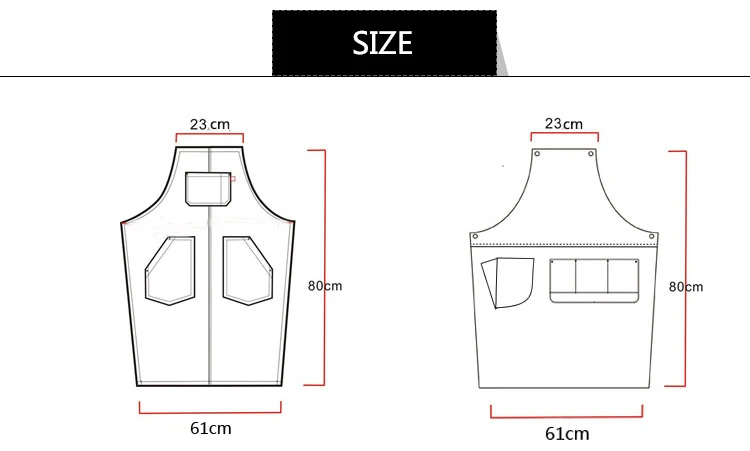 High Quality Black Nail Tech Workshop Garden Apron Cosmetologist Hairdresser Denim Apron