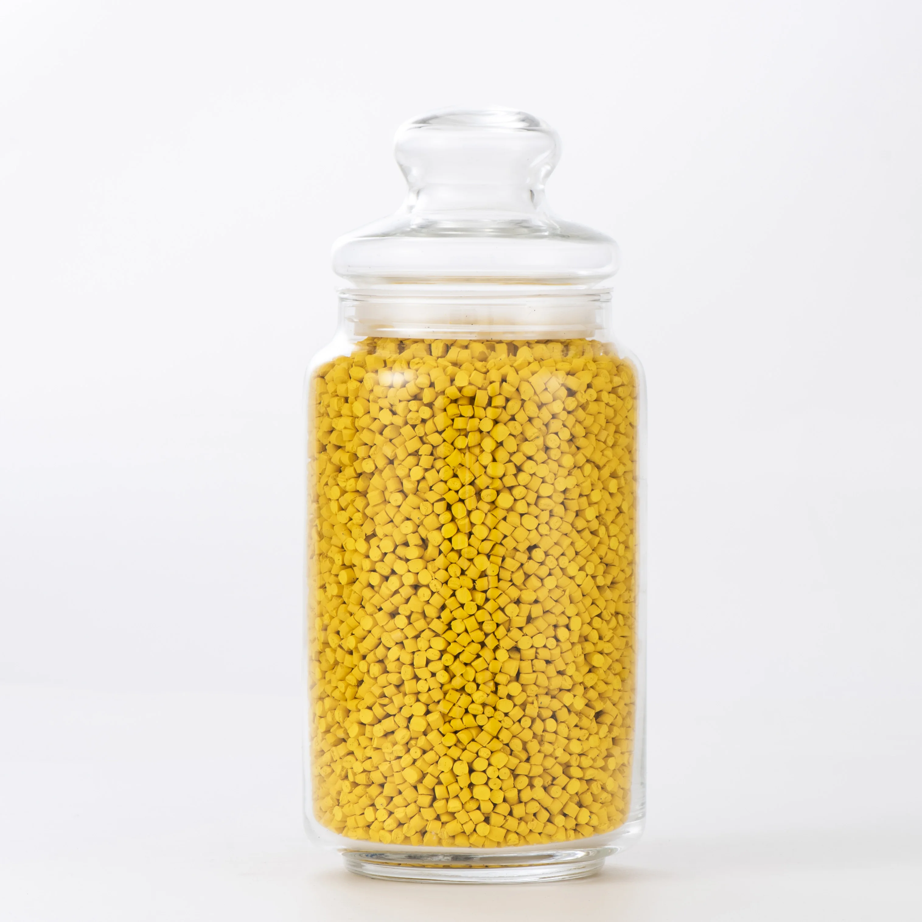 masterbatch yellow plastics raw material for Blowing Film Molding Extrusion Molding For PP PE PVC 3-5%