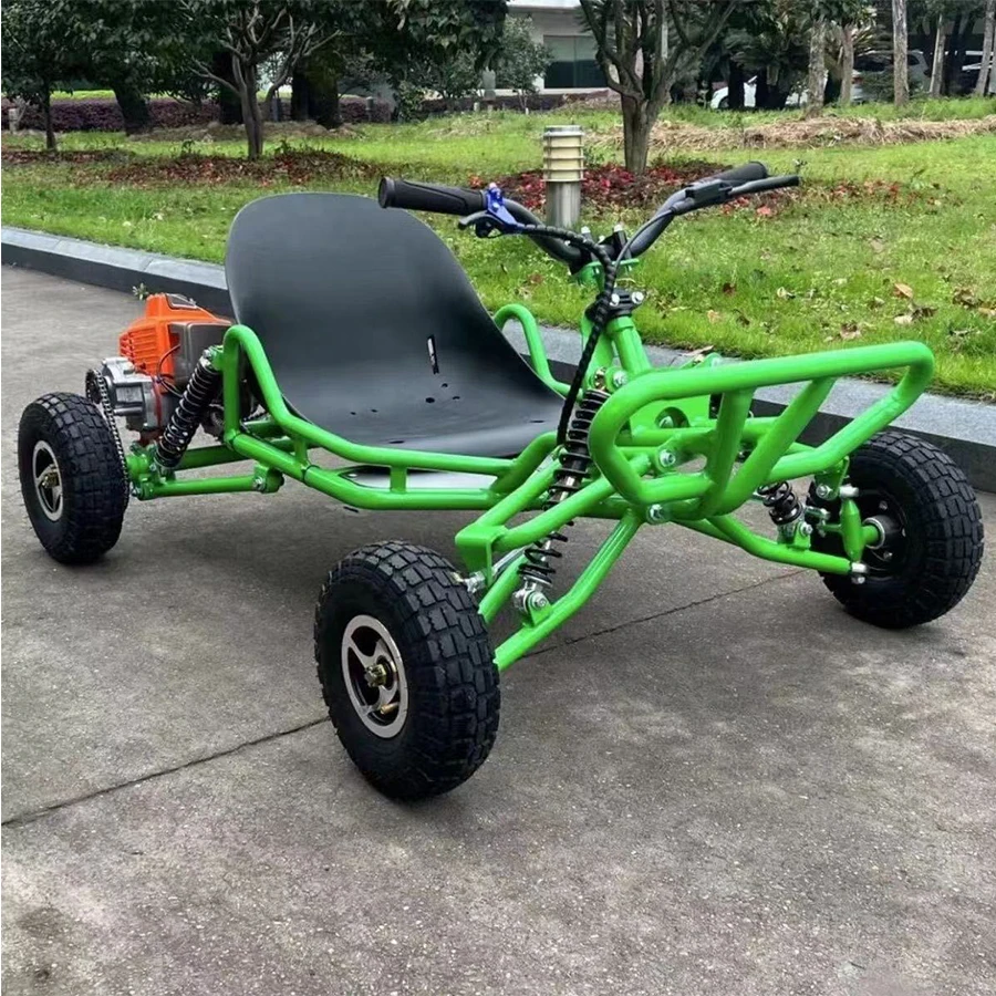 Досуг бензиновая версия Go-Kart для детей и взрослых уличный Внедорожный гоночный багги 63.3CC картинга