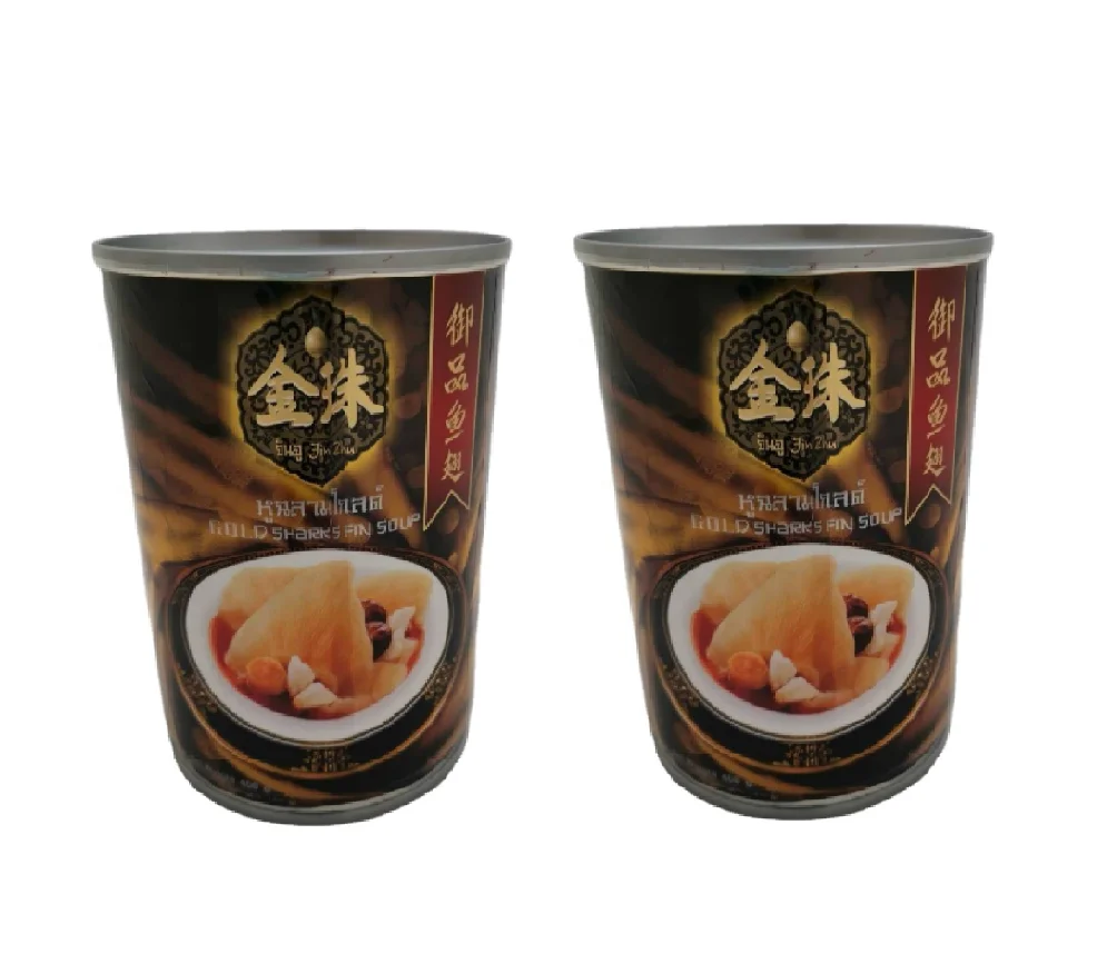 
The Best Premium Quality Gold Shark Fin Soup Halal Canned Seafood from Thailand 