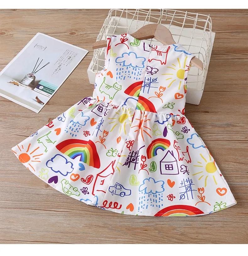 Guangzhou Wholesale Children Clothing Latest Children Dress Designs Kids Fashion Girl Dress