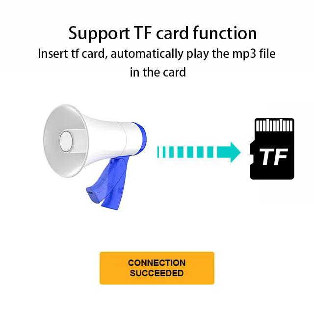 portable hand loudspeaker bluetooth speaker wireless professional small toy mini plastic megaphones