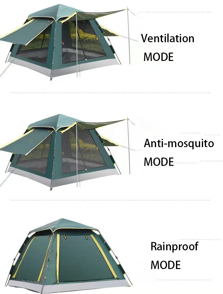 
Hard Shell Roof hydraulic spring beach tent 3-4 person family lightweight outdoor camping tent auto hiking tent 