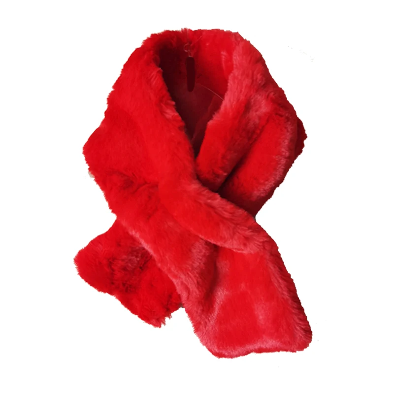 fashion winter short style lady fur scarf  Fake Rex rabbit fur scarf