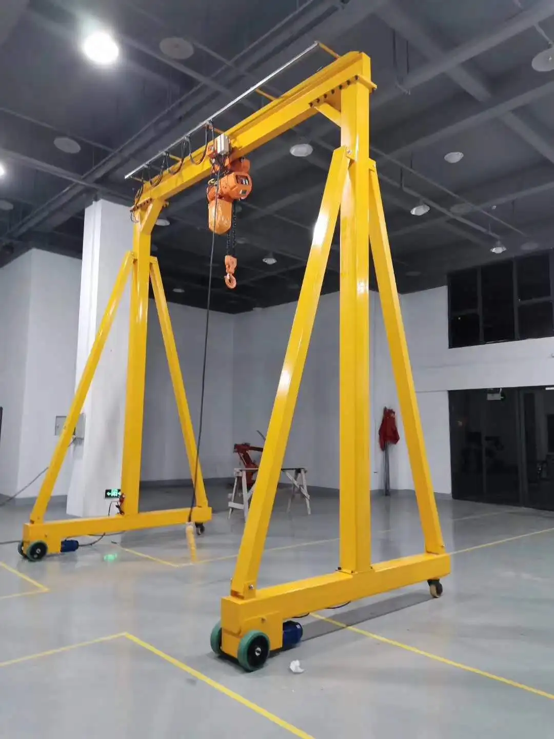 1t 2t 5t 10t A Frame Portable Gantry Crane With Electric Hoist