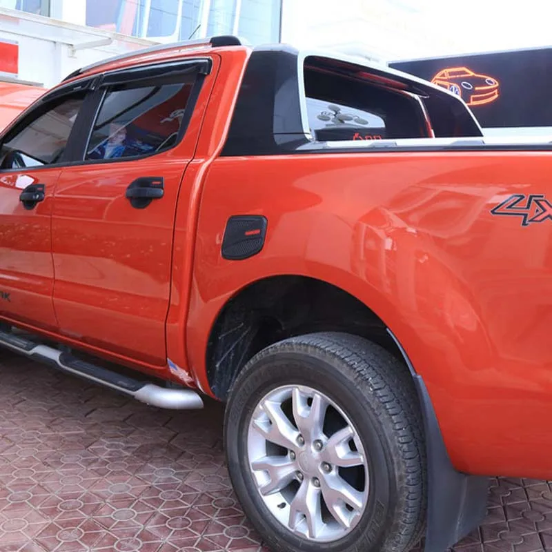  Для Ford Ranger 2019 2020 T8 полный комплект кузова тюнинг крышки автомобильные аксессуары матовый черный ABS пластик автостайлинг