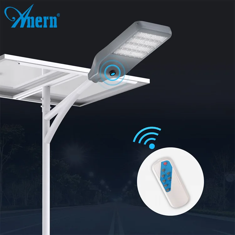 high lumen light housing 60 watt 150watts solar street light with sensor remote