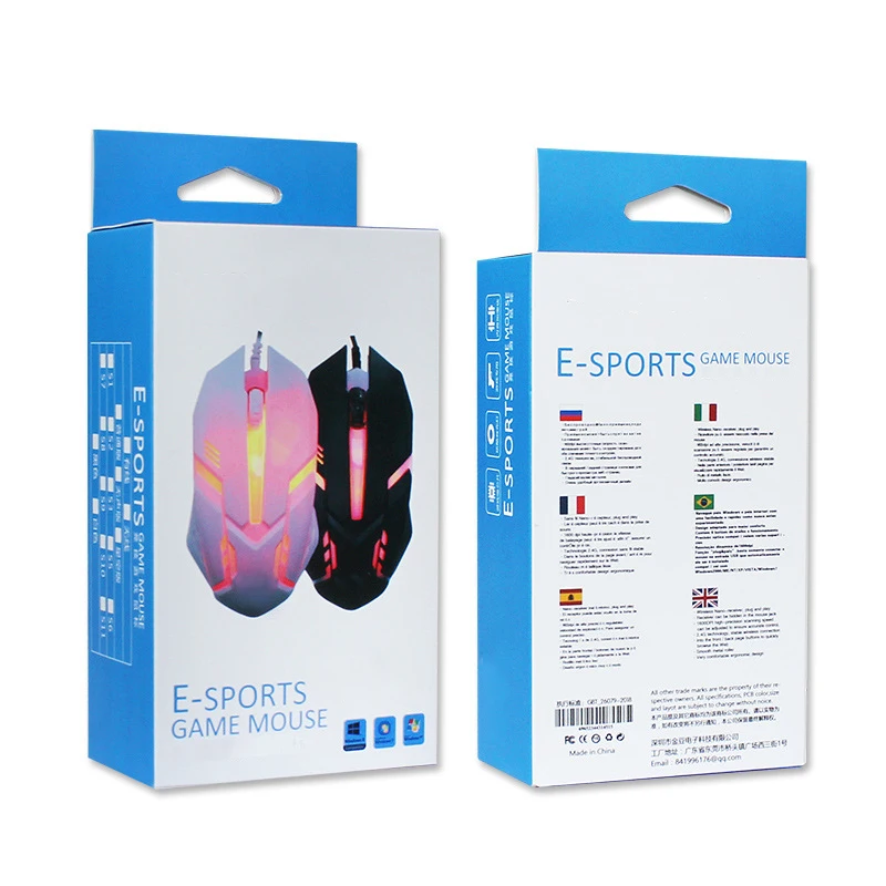 China Produces Ergonomic Backlit Wired Usb Desktop Optical Gaming Mouse