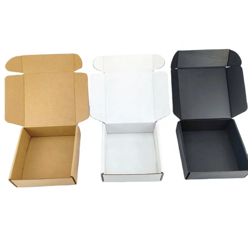 Recyclable Folding Kraft Gift Boxes Factory Custom Size Kraft Paper Packaging Boxes
