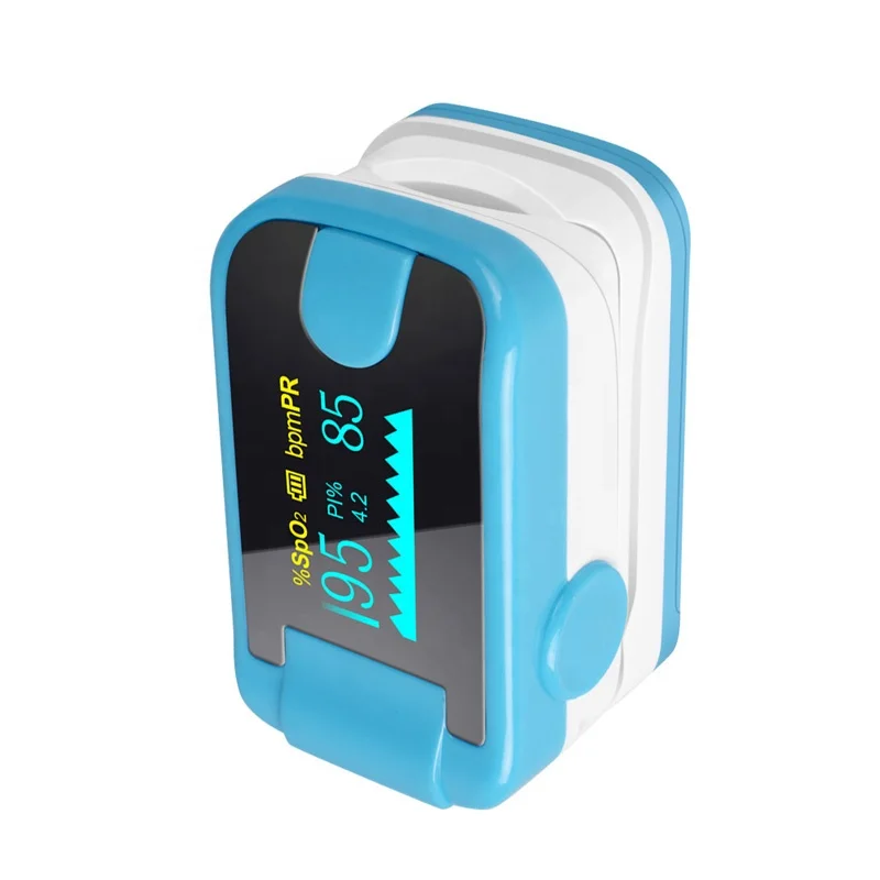 Color OLED Fingertip Pulse  SPO2 PR PI Heart Rate Monitor Blood Oxygen Meter