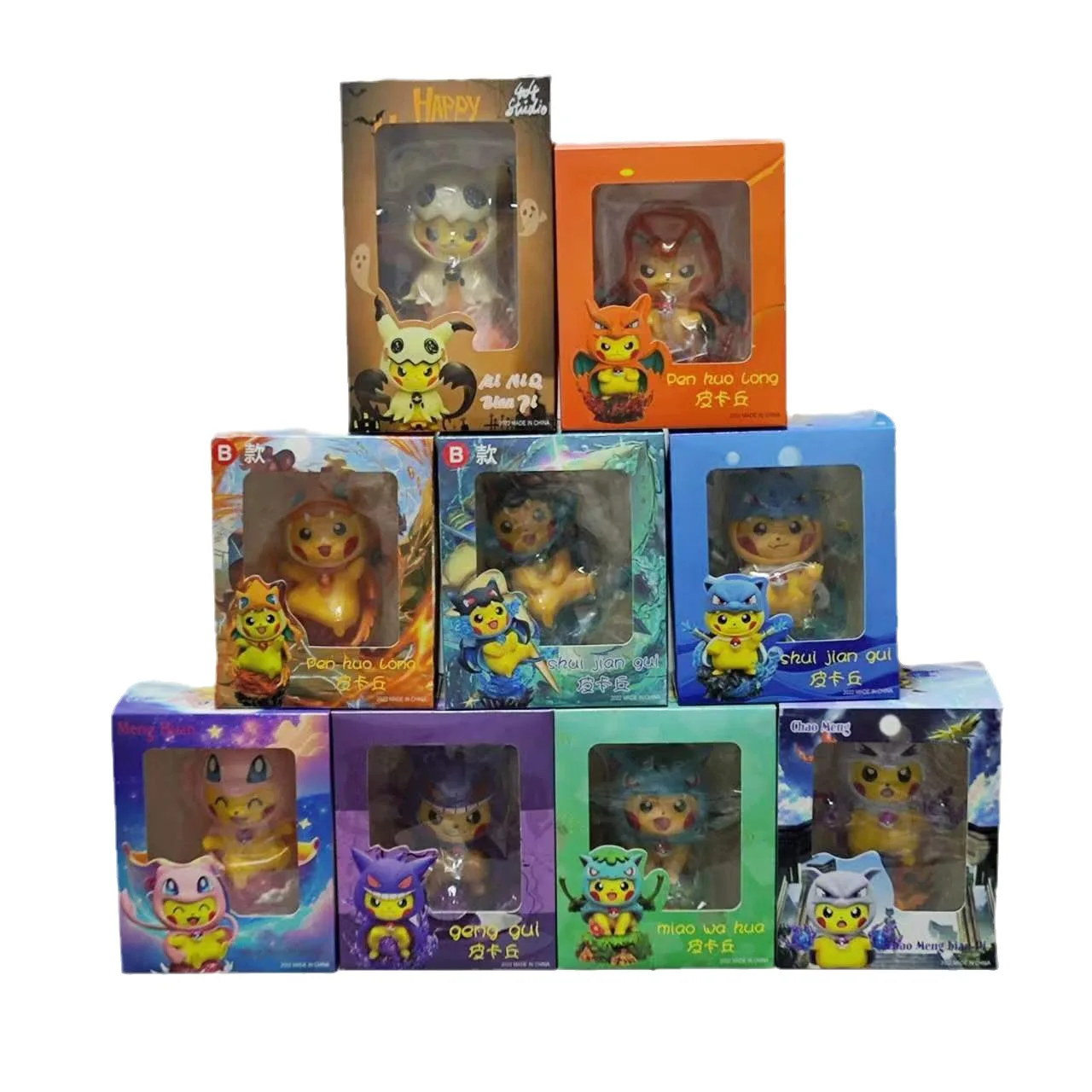 Zealed Actione New Japanese Anime Monster For Poke-Mon Kids Toys Deformation Pokemoned Figure Figuras Action Collect Ornaments