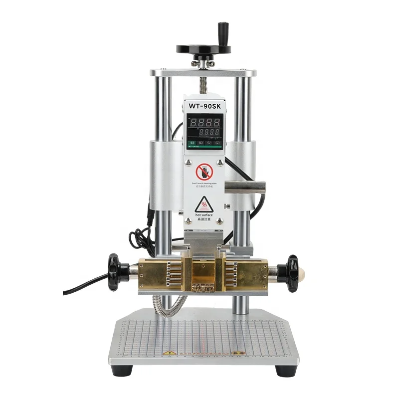 Quick Change Copper Die Multi-Function Hot Stamping Machine Flip Hot Stamping Fixture Embossing Tool