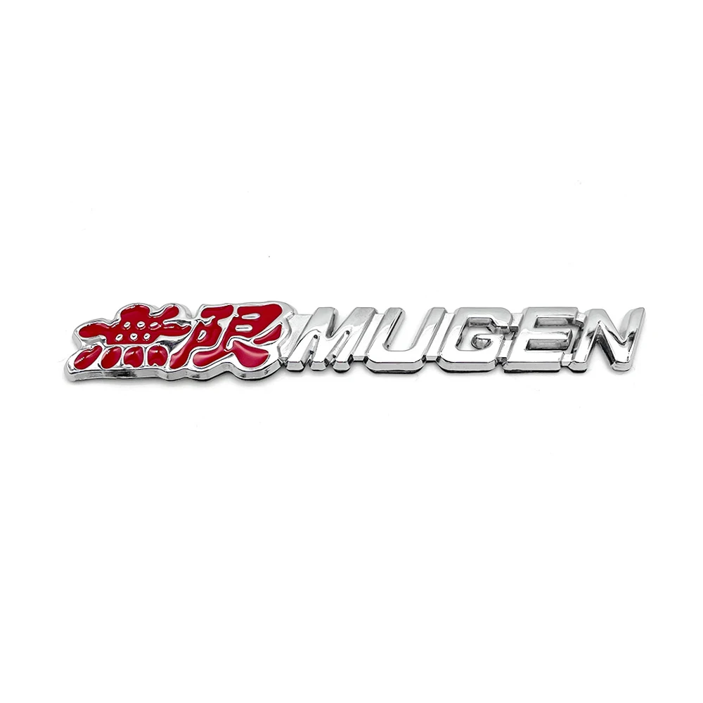 3D car stickers for automobiles Unlimited MUGEN metal car stickers are suitable for Honda modified body stickers with tail label