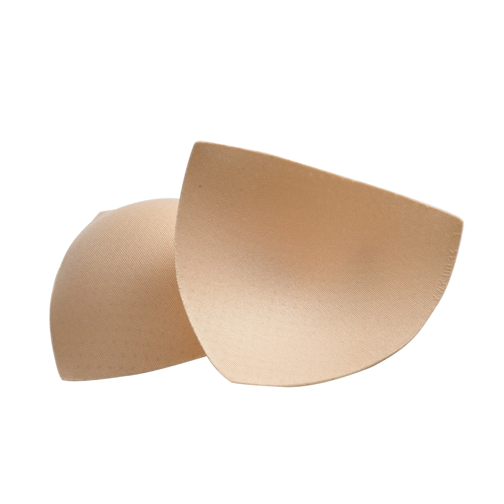 Molded swimming triangle bra padding bra cups for beloved swimming girl