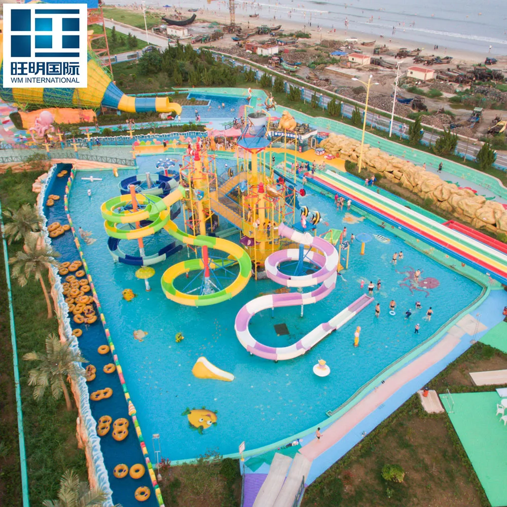 Amusement Theme Park Slide Water Park Manufacturer For Sale