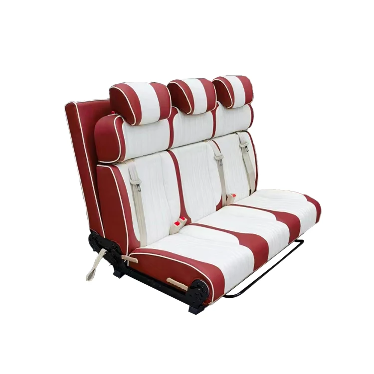 Rv comfort folding seat bed with the multi-gear armrest can choose the 2/3 points seat belt