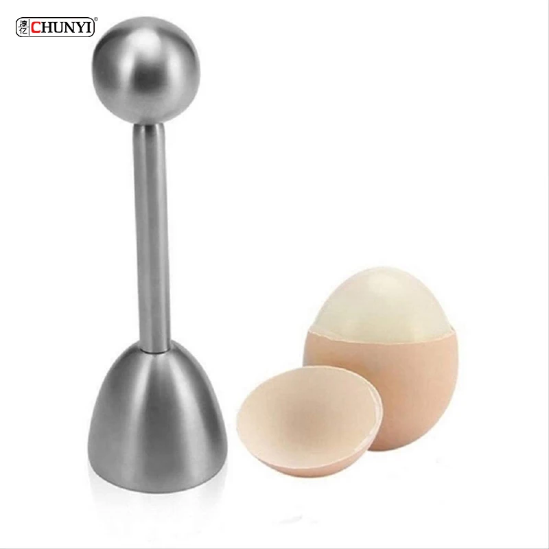 Stainless Steel Egg Shell Cutter Home Kitchen Accessories Egg Cracker Topper