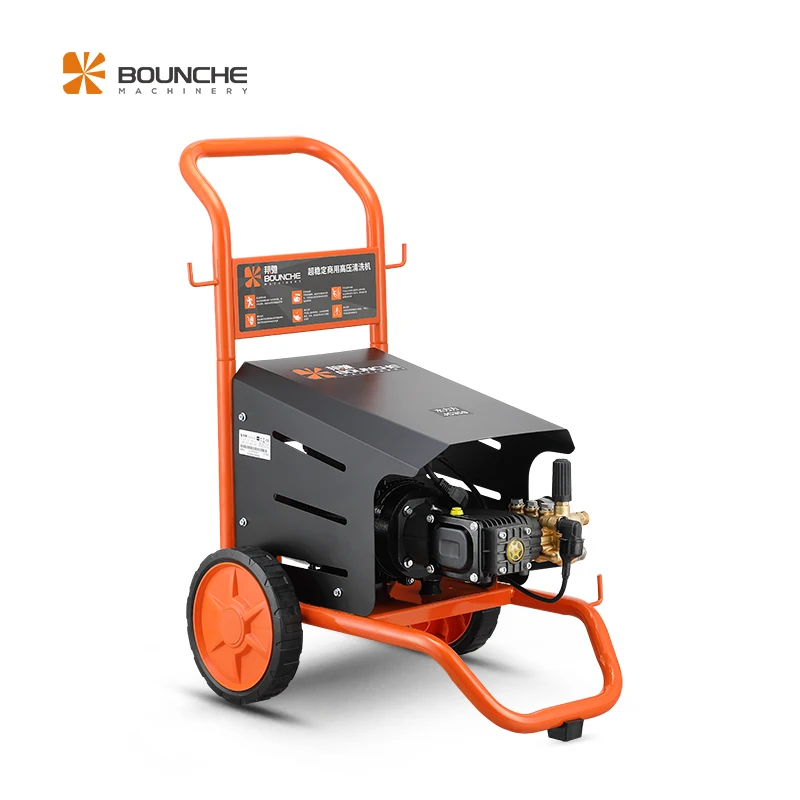 150 bar automatic mobile high pressure washer water jet cleaner car wash machine with electric motor