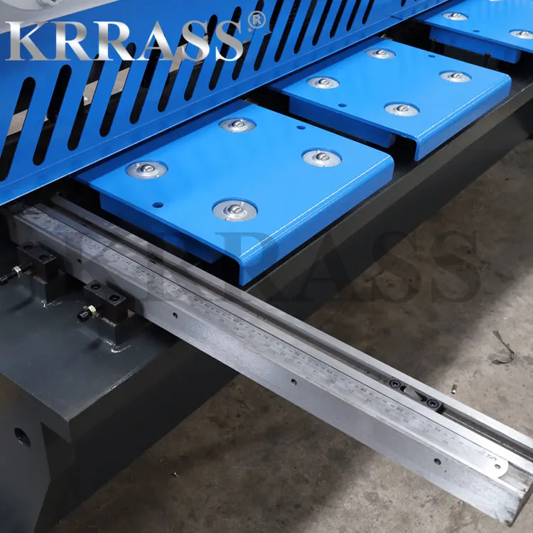 Hydraulic Guillotine Shearing Machine CNC Adjust Cutting Angle Blade GAP with E21S System From KRRAS