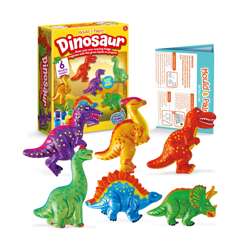 OEM 3D Painting Kit Stem Dinosaurs Animal Toys Arts and Crafts  Educational dinosaur painting set
