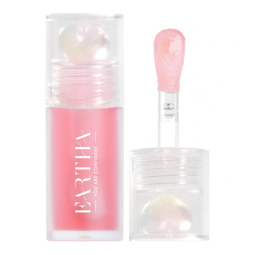 Private Label Color-Awakening Vitamin E  LIP GLOW OIL Moisturizing Lip Care Oil Clear Fruity Nourishing Glossy Lip Oil