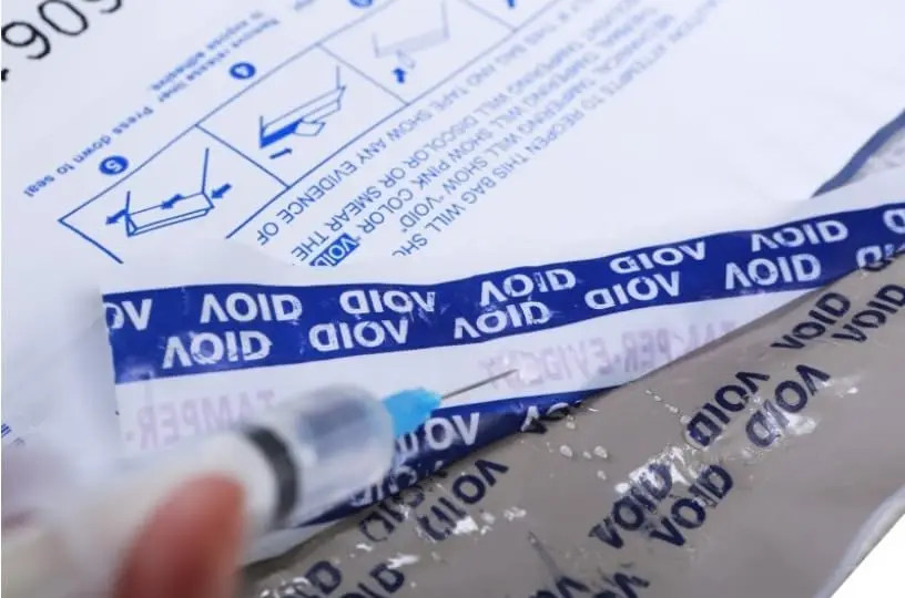 Bank Deposit Bags  With Level 4 Security Tamper Evident Bag Self Adhesion Security Bank Bags Plastic