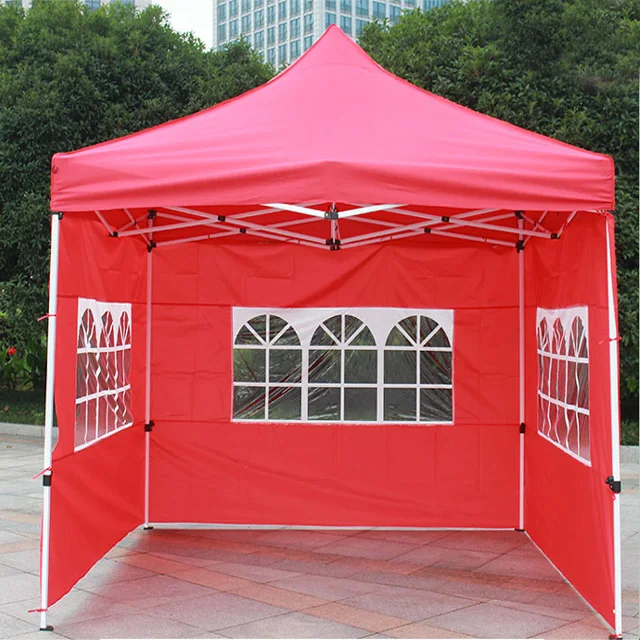 10x10Ft Pop Up Canopy Tent Instant Folding Gazebo Canopy with Sidewalls
