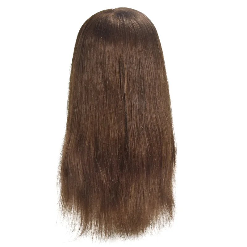 XISHIXIUHAIR Salon 100% Real Hair Female Mannequin Head Training Head Styling Cosmetology Manikin Head