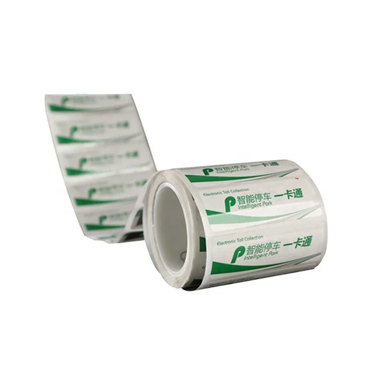 waterproof 433 mhz activ rfid tag 35mm round nfc sticker wholesale contactless rfid sticker tag