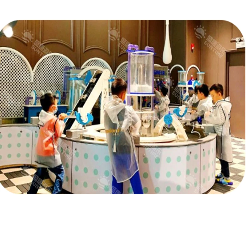 amusement park kids indoor playground equipment water play game for kids science Museum