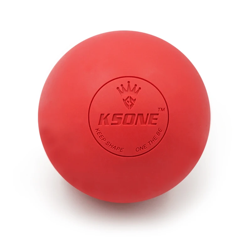 High Quality Custom Logo Natural Rubber Muscle Myofascial Lacrosse Massage Ball
