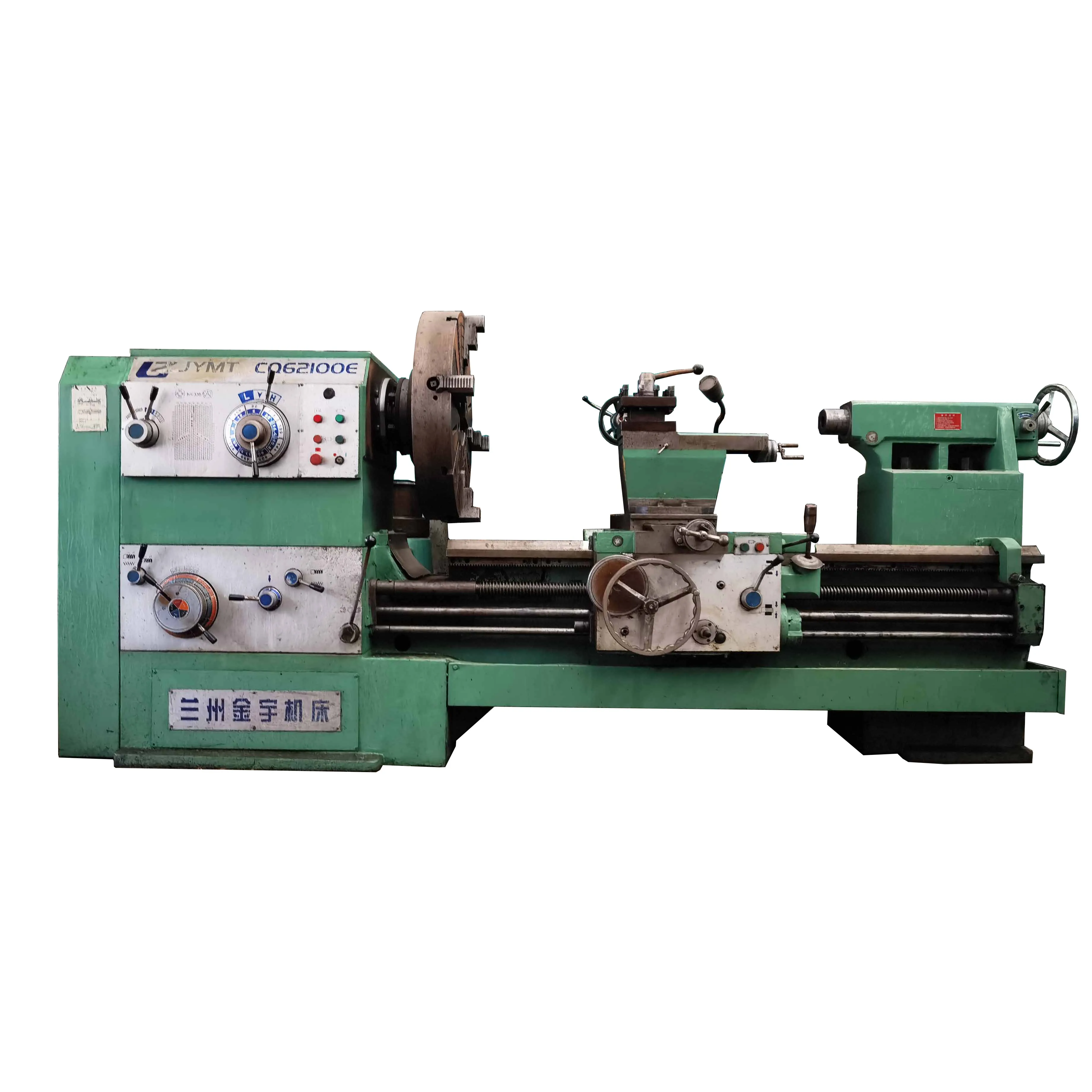 Used Heavy Duty Conventional Horizontal Metal Cutting and Turning Manual Lathe Machine