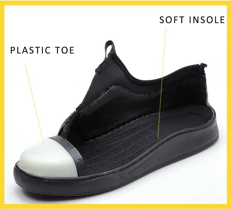 Hot Selling  antislip  Chef Safety Shoes Microfibre leather  Work shoes Used by airport security personnel