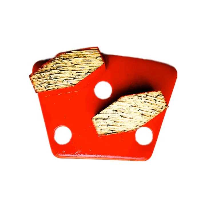 TRUE SHINE diamond grinding tool trapezoid diamond grinding plate pad for concrete flooring machine