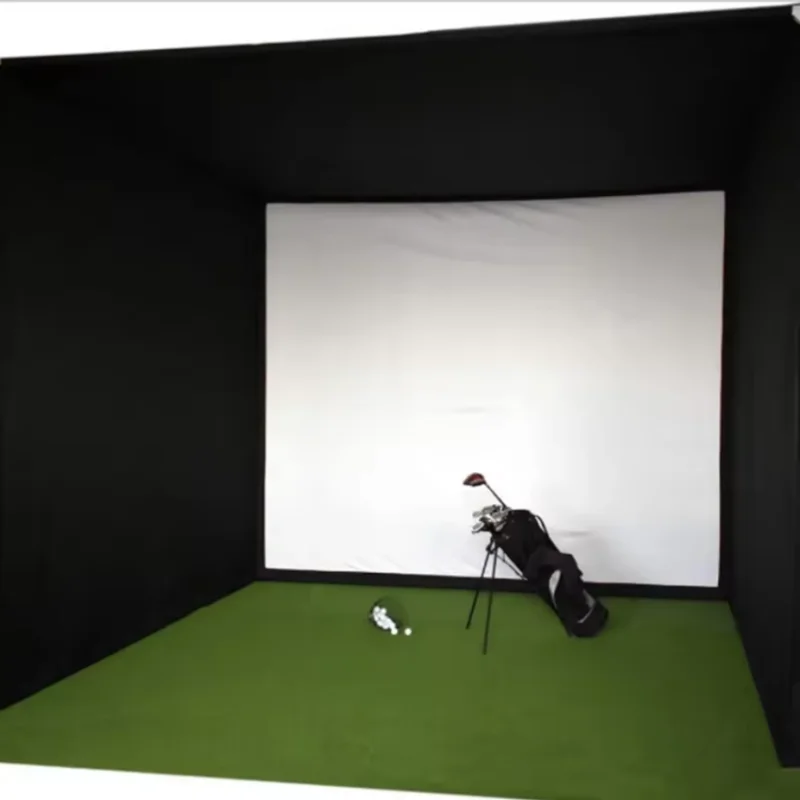 Indoor Outdoor Golf Practice Durable Golf Simulator Impact Screen 3d Impact Screen Virtual Low Noise