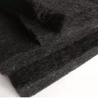 customized needle-punched carbon felt high temperature resistant with aluminum Renewable and environmentally for PPE