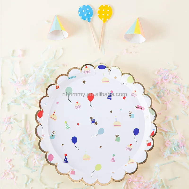 
New arrive christmas themed paper plate making machine disposable paper party cups and plates custom plates paper 