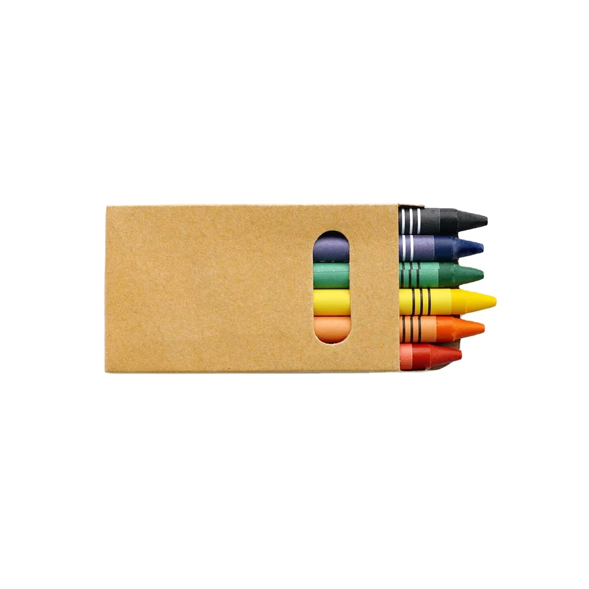 Wholesale Cheap Non-toxic Washable  6 colors set wax crayons kids