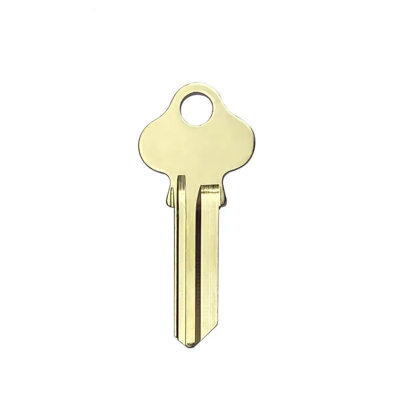 High Quality 2mm Brass Painted Lw4 Door Keys Blank For Computerized Key Cutting Machine