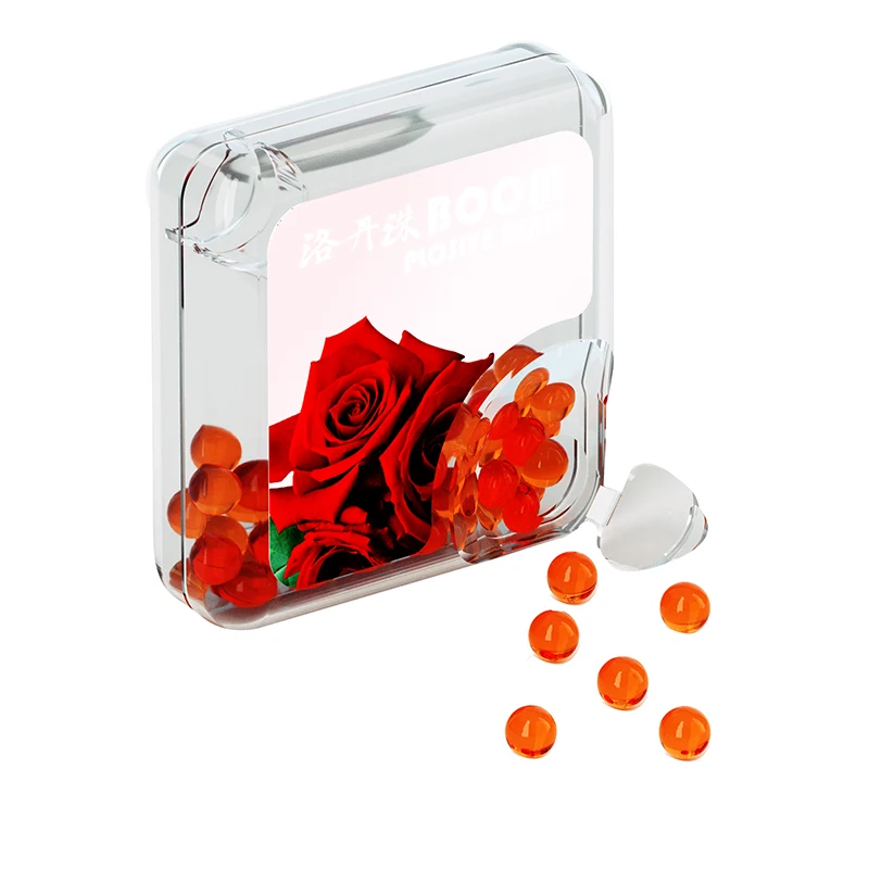 Романтическая жемчужная ментоловая жемчужина Kiyokuchi с ароматом розы взрывобезопасная Желейная конфета шарики для быстрого освежения