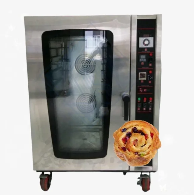 8 Trays Industrial Bread Bakery Convection Oven Commercial Automatic Convection Oven For Cheap Price Sale